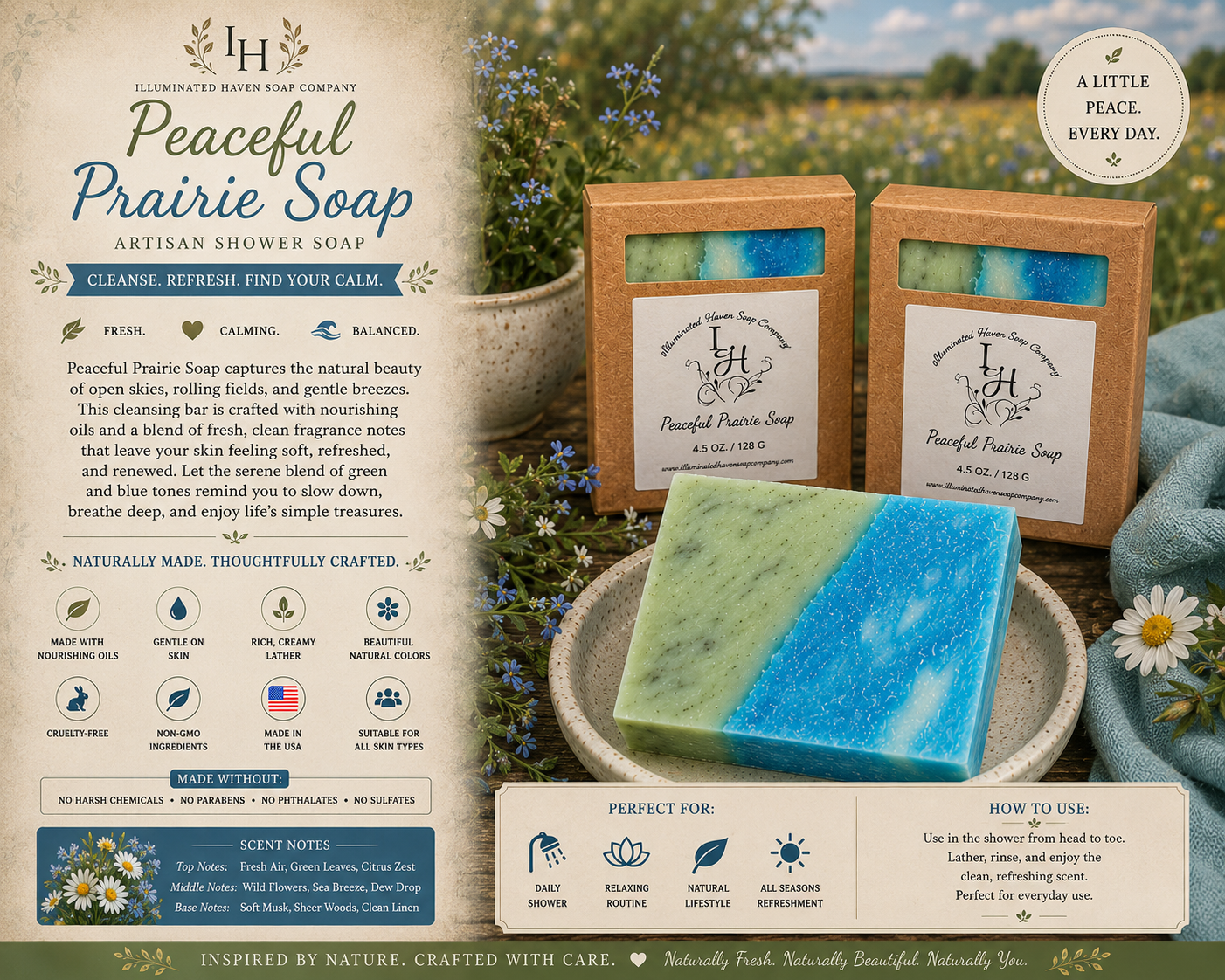 Peaceful Prairie Soap