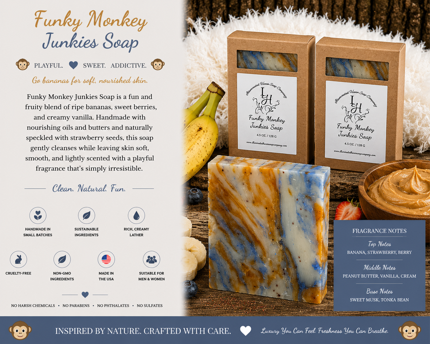 Funky Monkey Junkies Soap