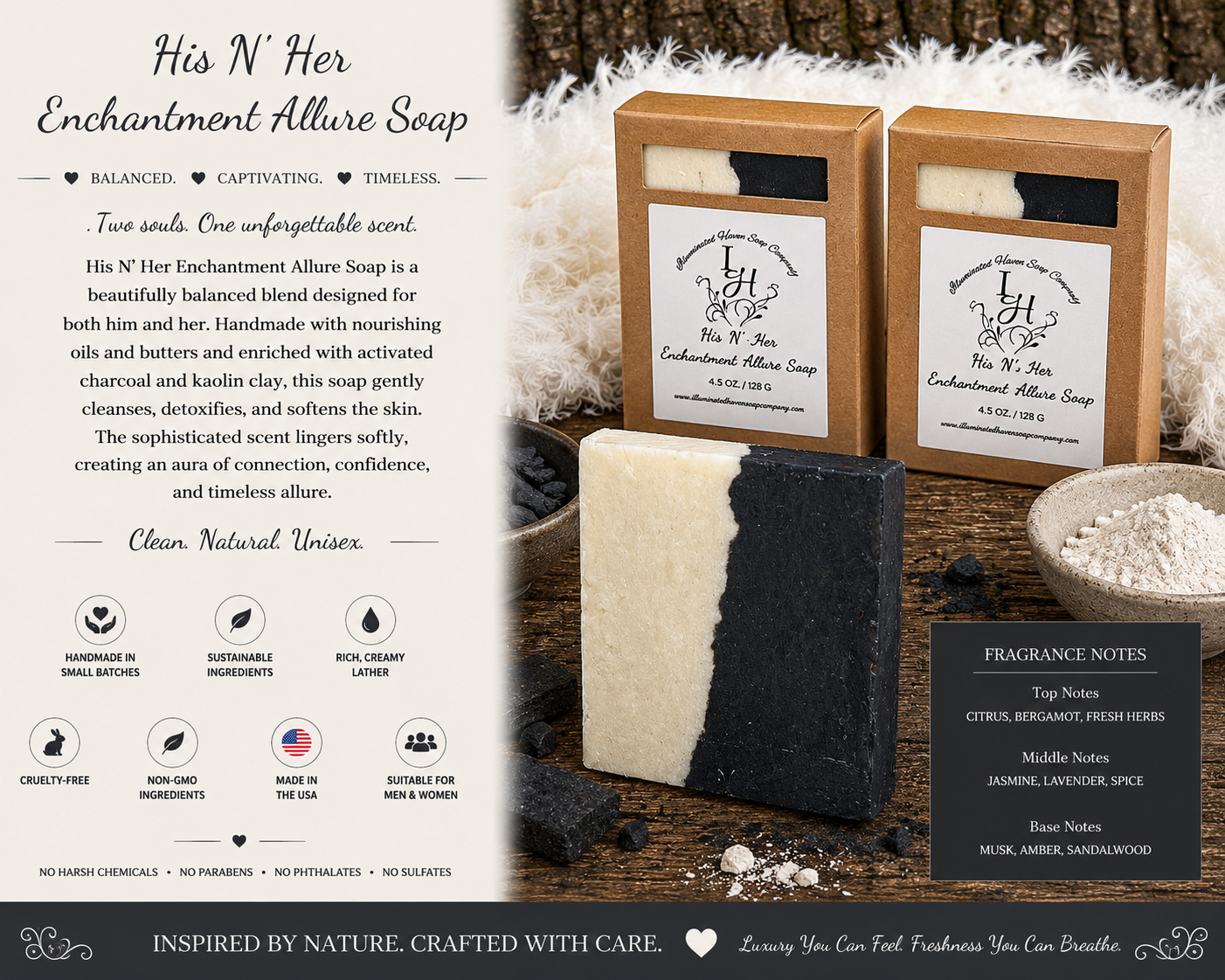 His N' Her Enchantment Allure Soap