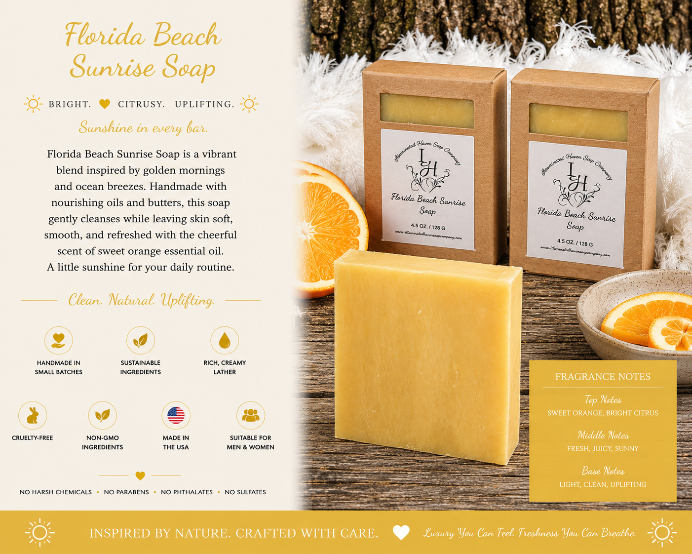 Florida Beach Sunrise Soap