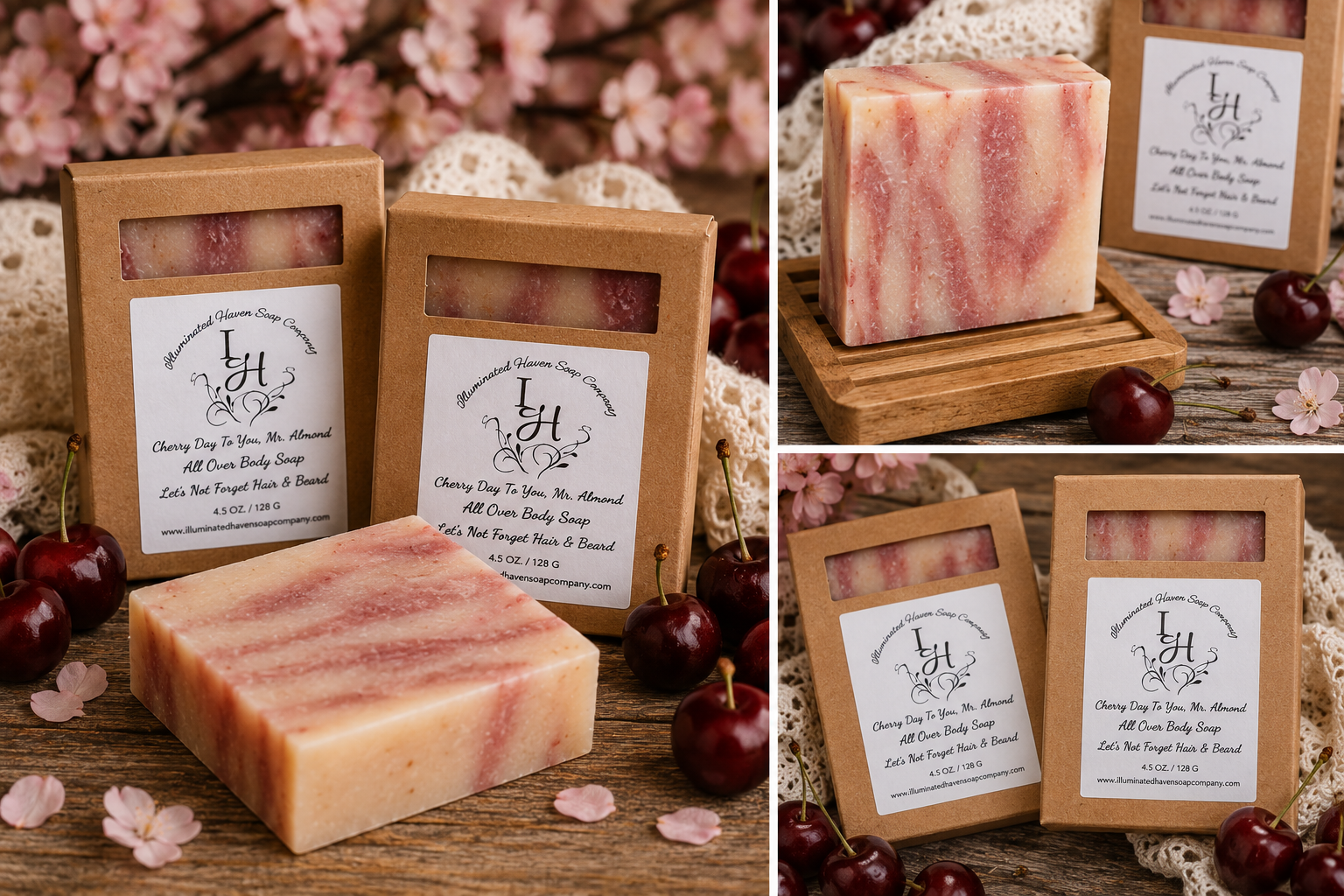 Cherry Day To You, Mr. Almond All Over Body Soap