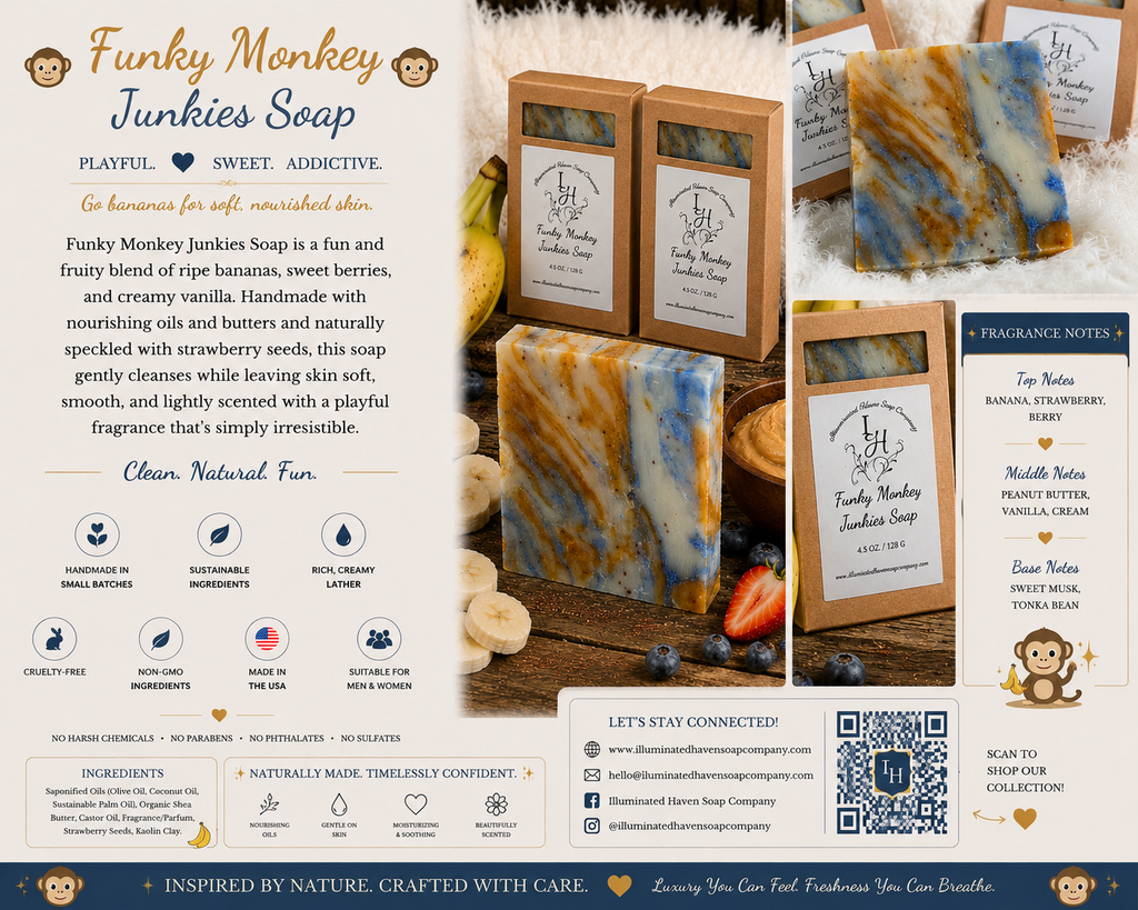 Funky Monkey Junkies Soap