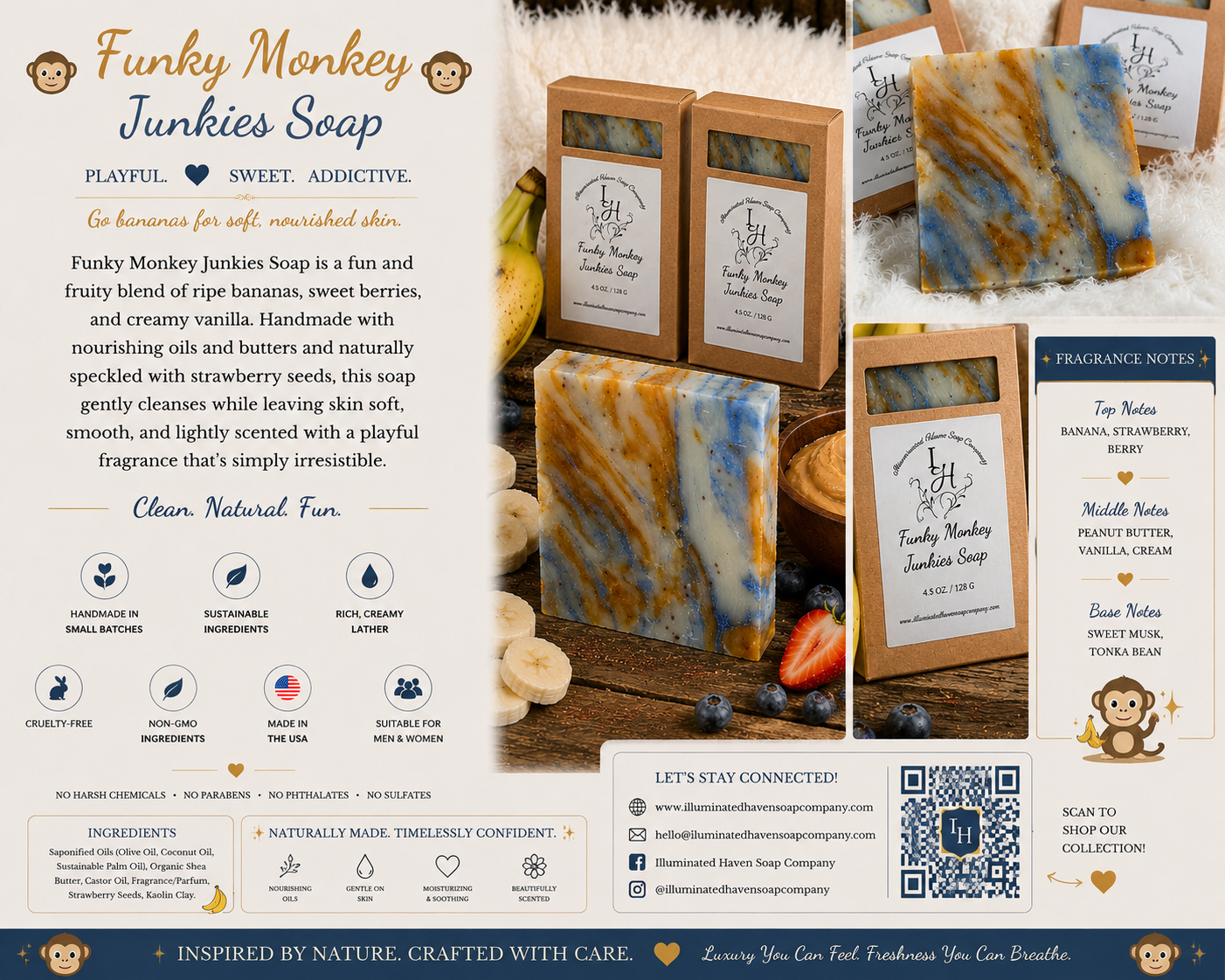 Funky Monkey Junkies Soap