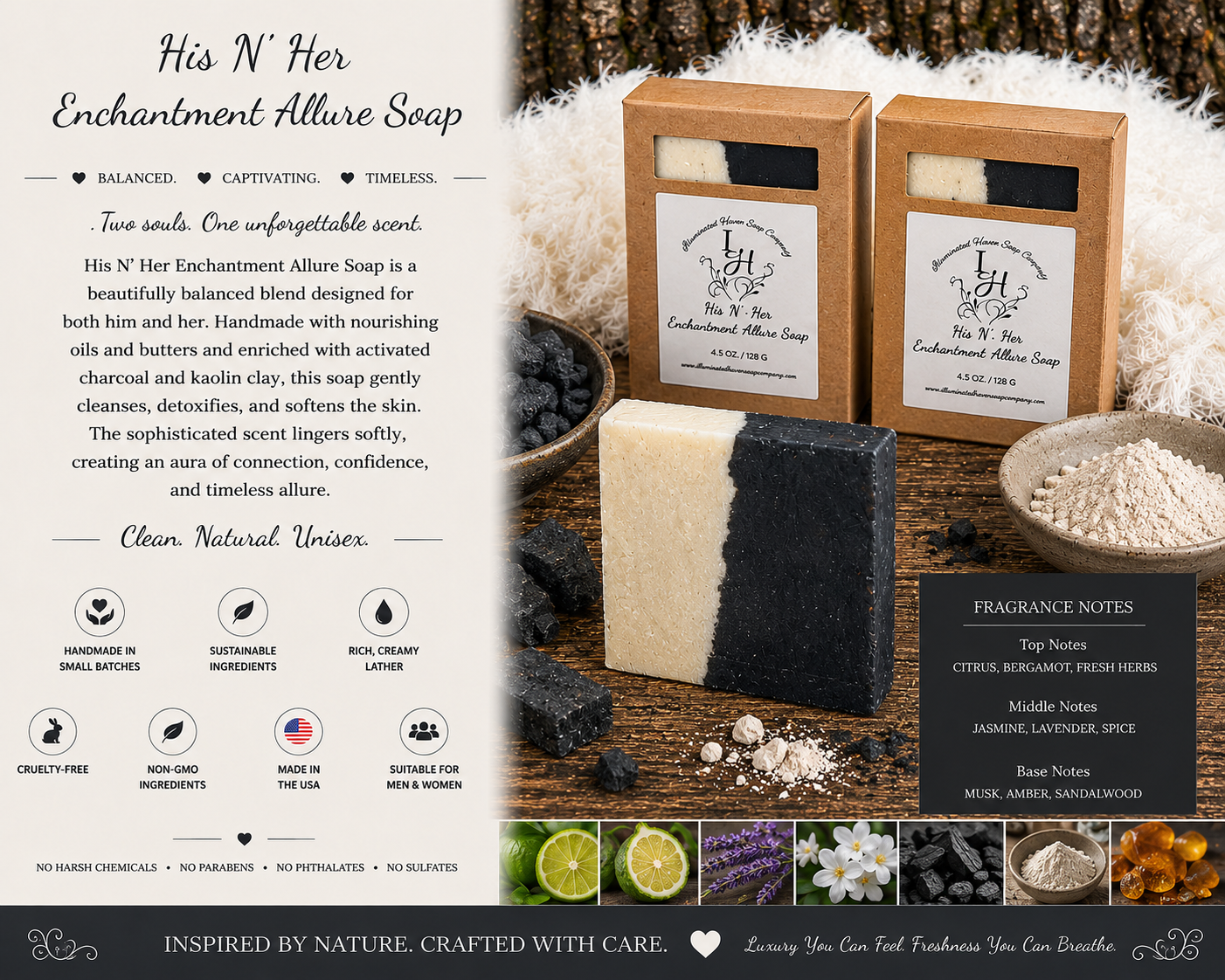 His N' Her Enchantment Allure Soap
