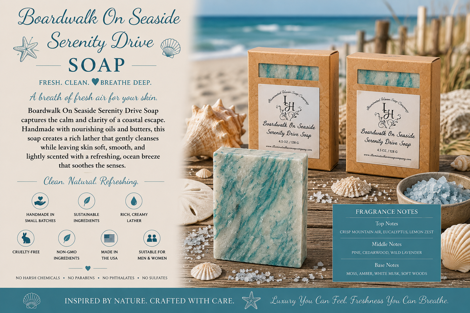 Boardwalk On Seaside Serenity Drive Soap