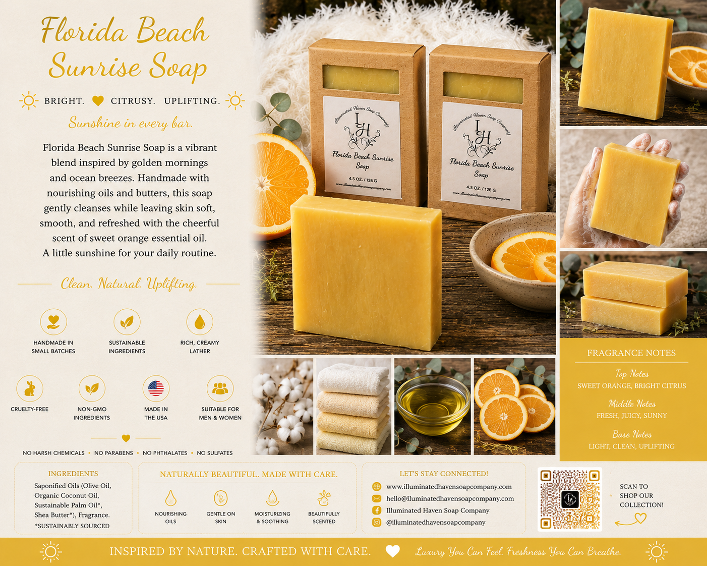 Florida Beach Sunrise Soap
