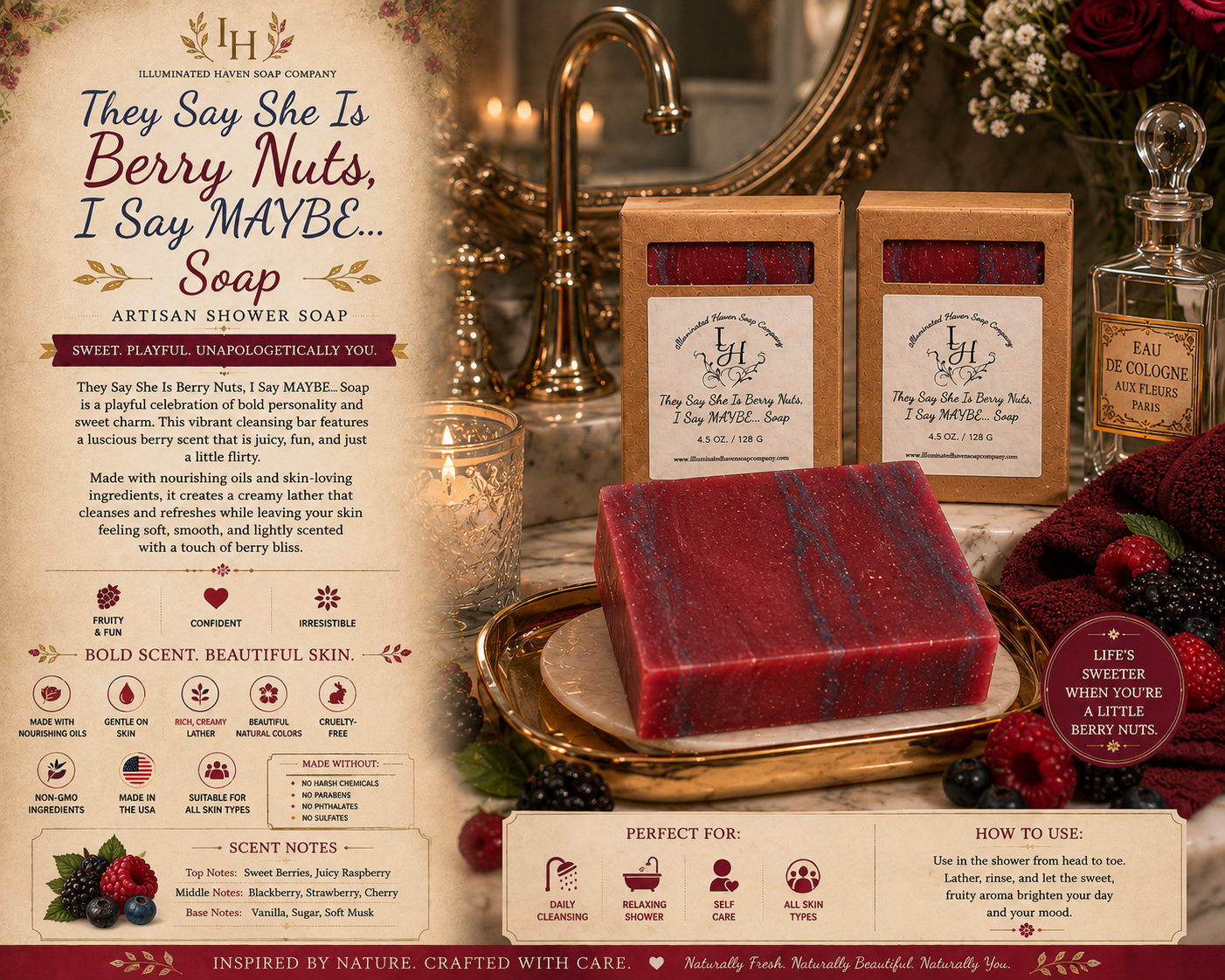 They Say She Is Berry Nuts, I Say MAYBE... Soap