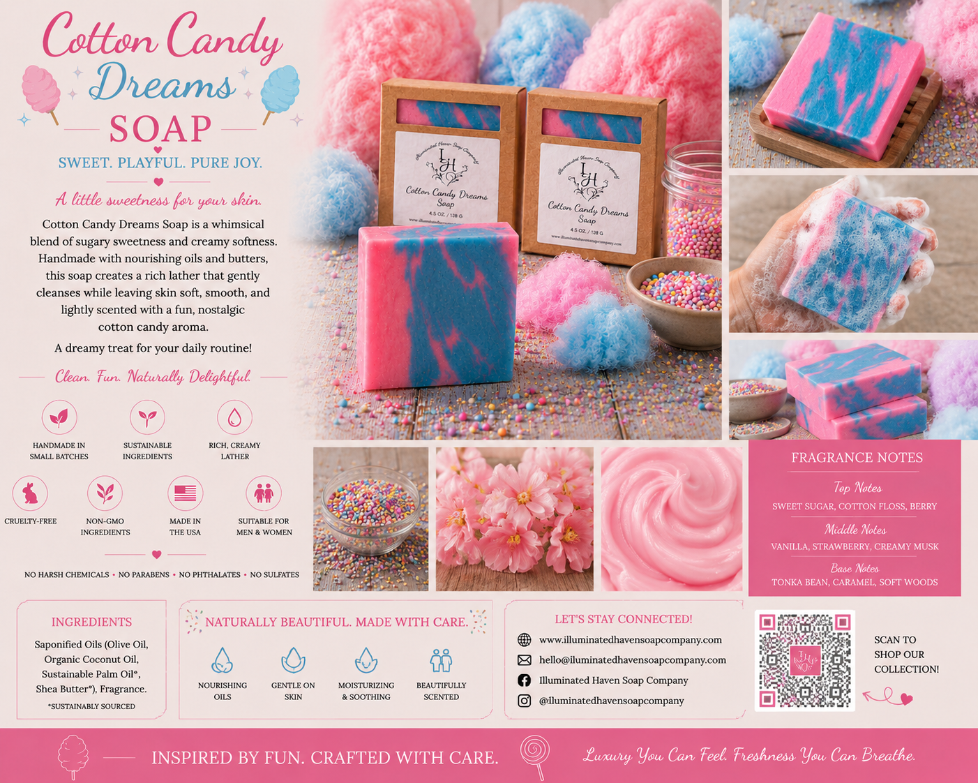 Cotton Candy Dreams Soap