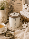 Cotton, White Tea & Linen Luxury Candle
